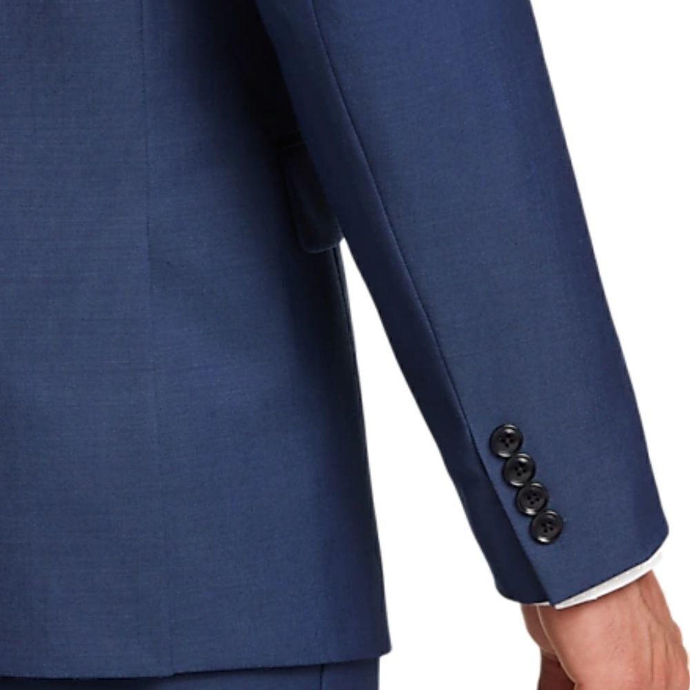 Calvin Klein Blue Slim Fit Suit Blazer Size 18R,NWT - Picture 3 of 7